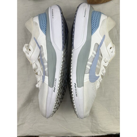 Nike Air‎ Zoom Vomero 15 Pure Platinum CU1856-010 Whit Blue Men Sz 8 Running